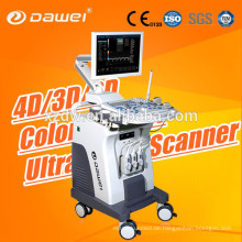 3D Farbdoppler C80 Dawei &amp; Trolley 2D Laptop Ultraschall Scanner für Schwangerschaft und Fötus Leber Niere